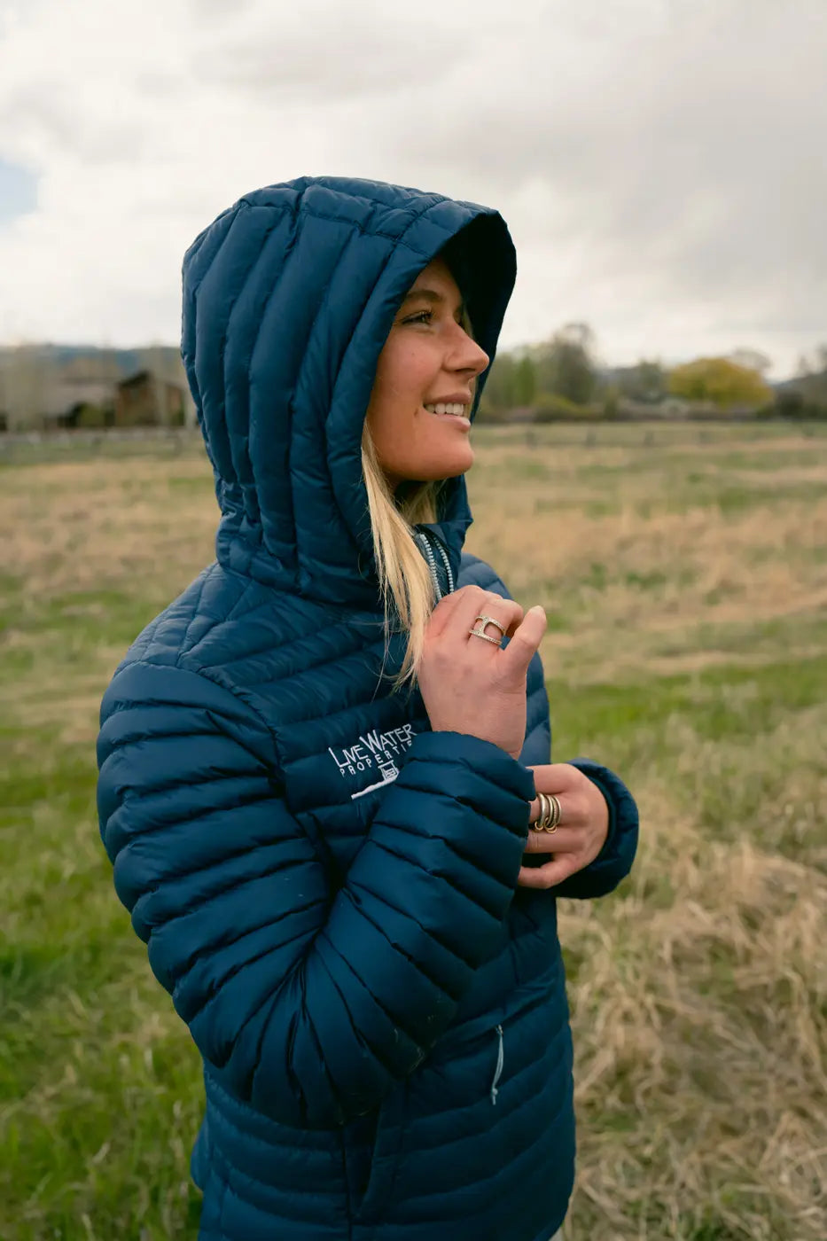 Womens Pinion Down Pullover